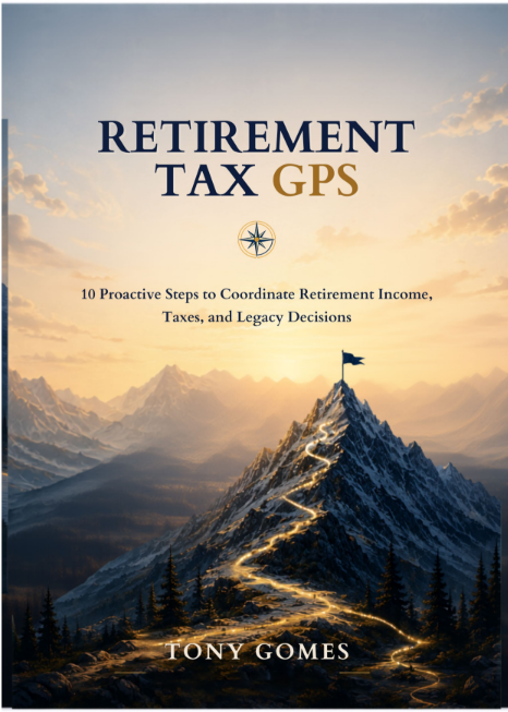 Retirement Tax GPS book by Tony Gomes